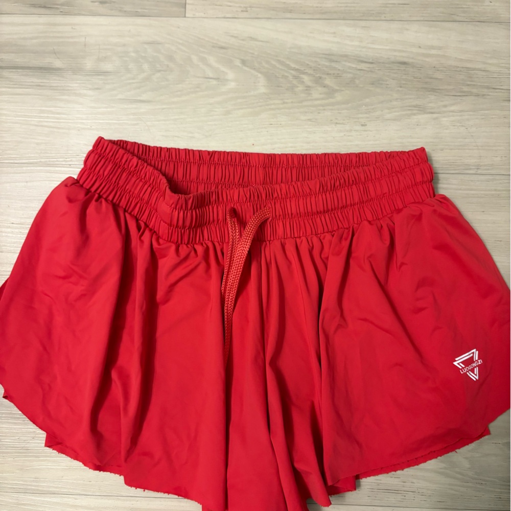 Red Amazon athletic Shorts